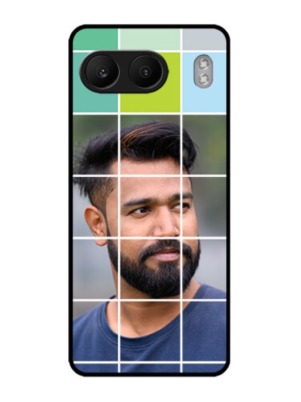 Custom OnePlus Nord 4 5G Custom Metal Phone CaseWith White Box Pattern