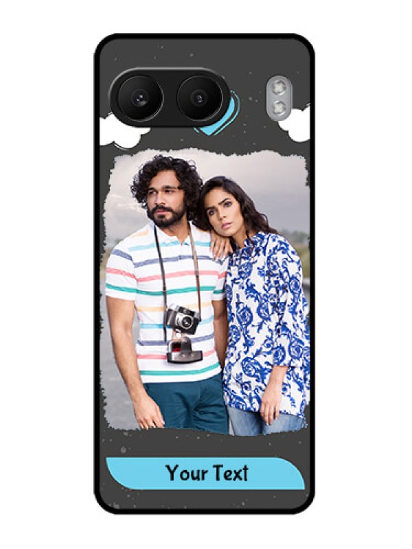 Custom OnePlus Nord 4 5G Custom Metal Phone CaseSplashes With Love Doodles Design