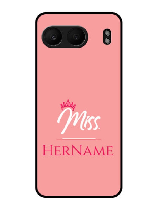 Custom OnePlus Nord 4 5G Custom Metal Phone Case - Mrs With Name Design