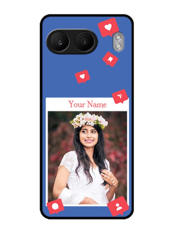 Custom OnePlus Nord 4 5G Custom Metal Phone CaseLike Share And Comment Design