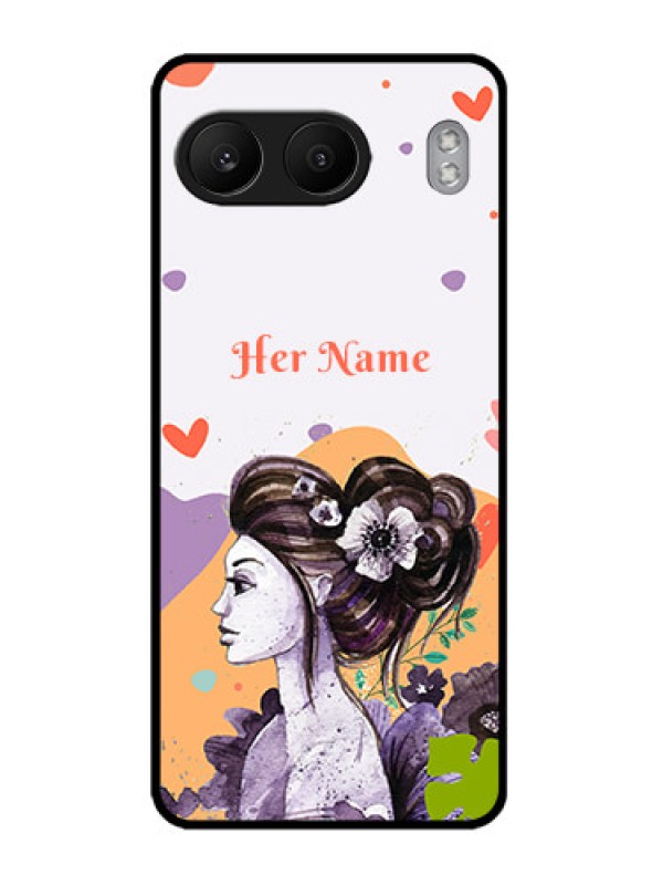 Custom OnePlus Nord 4 5G Custom Metal Phone CaseWoman And Nature Design