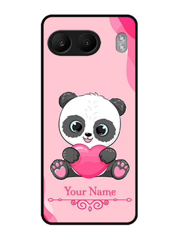 Custom OnePlus Nord 4 5G Custom Metal Phone CaseCute Panda Design