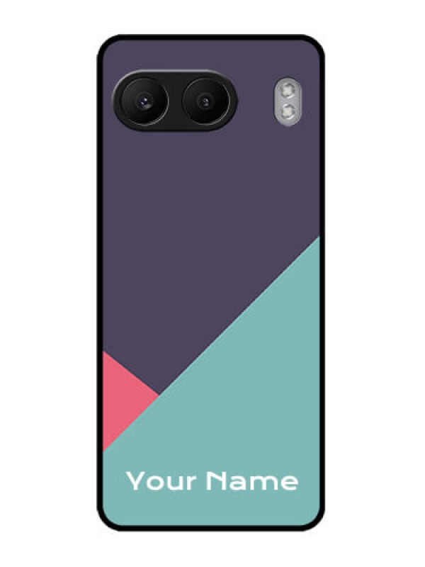 Custom OnePlus Nord 4 5G Custom Metal Phone CaseTri Color Abstract Design