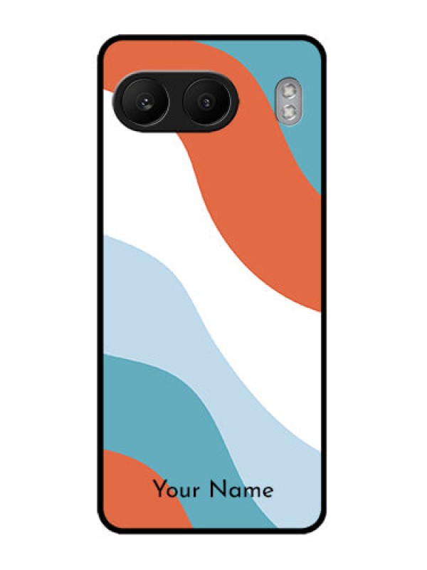 Custom OnePlus Nord 4 5G Custom Metal Phone CaseColoured Waves Design