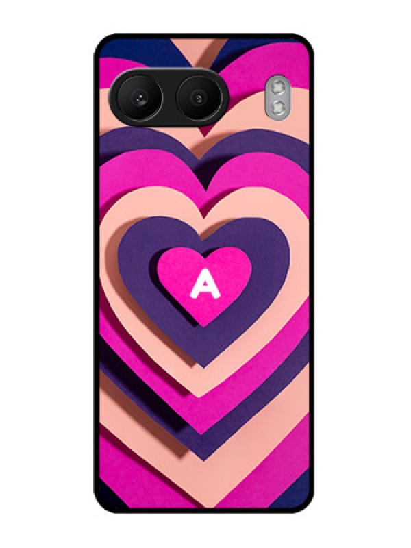 Custom OnePlus Nord 4 5G Custom Metal Phone CaseCute Heart Pattern Design