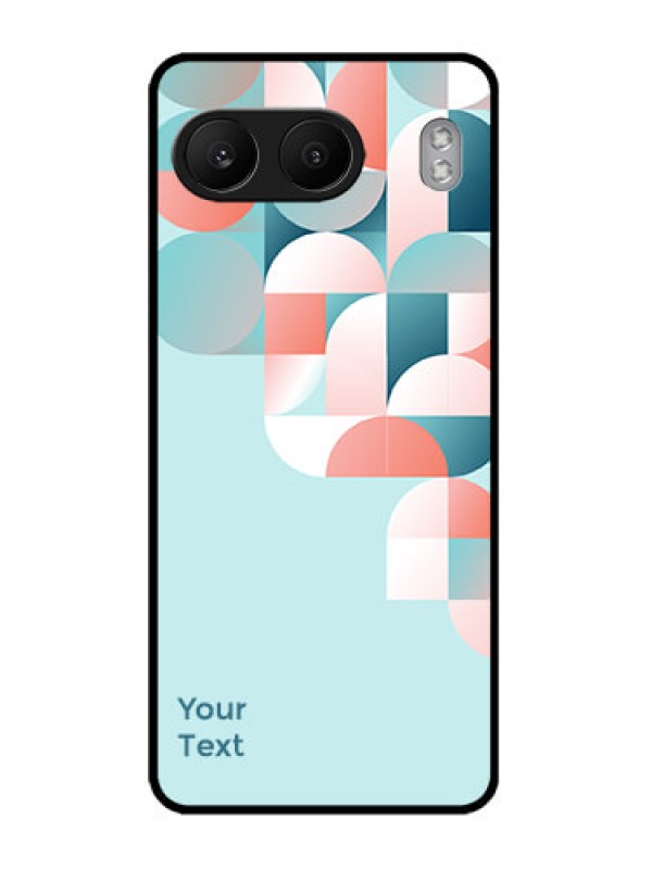 Custom OnePlus Nord 4 5G Custom Metal Phone CaseStylish Semi - Circle Pattern Design