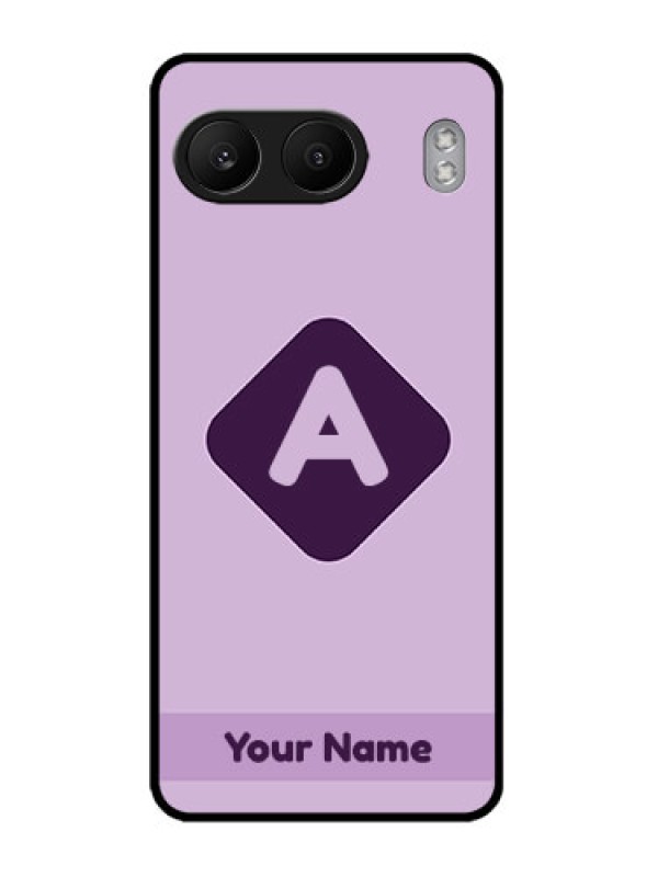 Custom OnePlus Nord 4 5G Custom Metal Phone CaseCustom Letter In Curved Badge Design