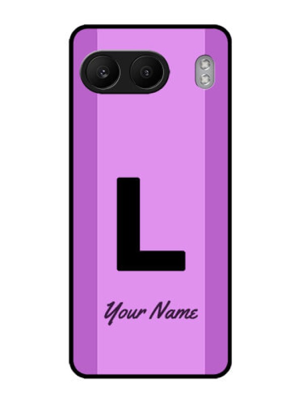 Custom OnePlus Nord 4 5G Custom Metal Phone CaseTricolor Custom Text Design