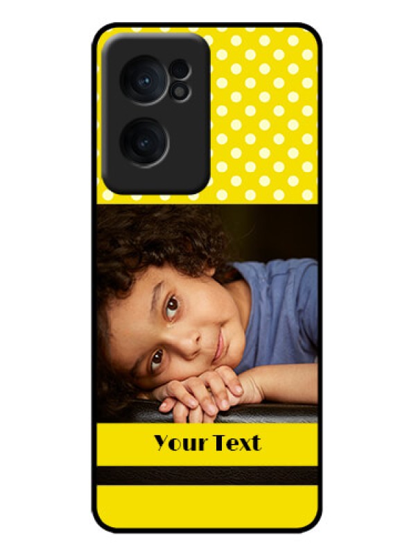 Custom OnePlus Nord CE 2 5G Custom Metal Phone Case - Bright Yellow Case Design