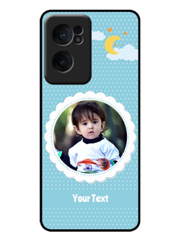 Custom OnePlus Nord CE 2 5G Custom Metal Phone Case - Violet Pattern Design