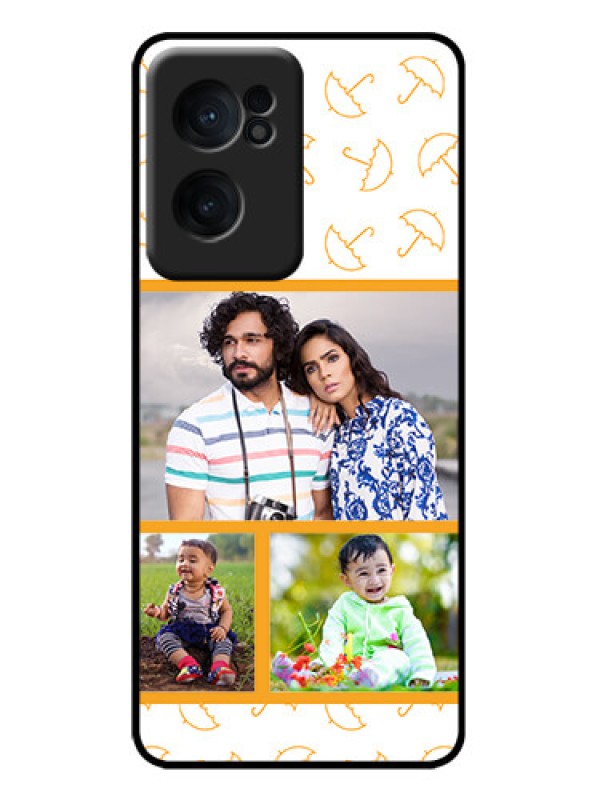 Custom OnePlus Nord CE 2 5G Custom Metal Phone Case - Yellow Pattern Design