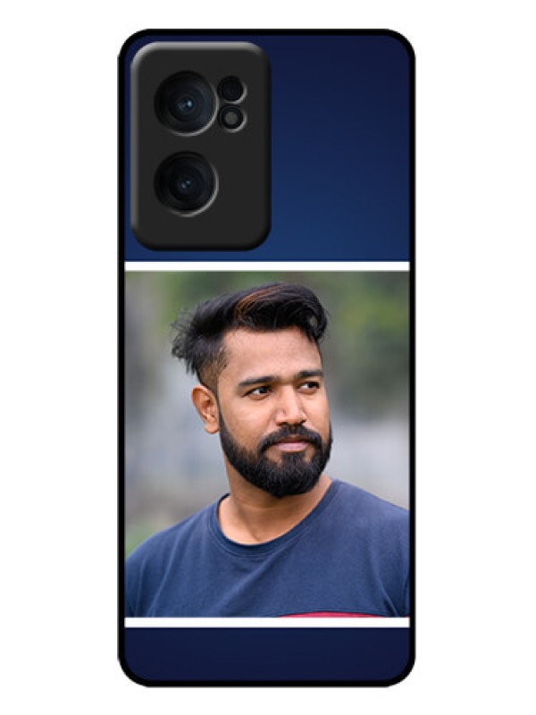 Custom OnePlus Nord CE 2 5G Custom Metal Phone Case - Simple Royal Blue Design