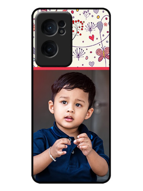 Custom OnePlus Nord CE 2 5G Custom Metal Phone Case - Premium Floral Design