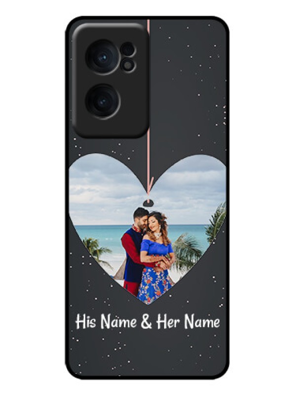 Custom OnePlus Nord CE 2 5G Custom Metal Phone Case - Hanging Heart Design