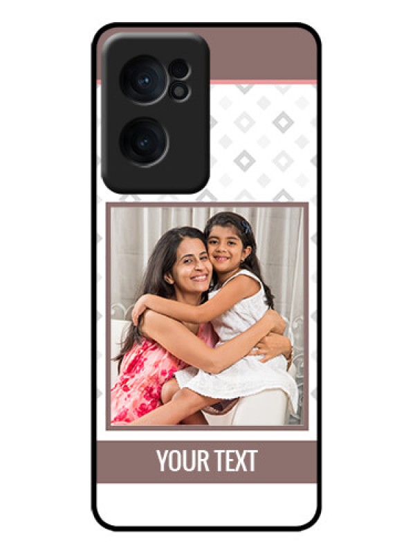 Custom OnePlus Nord CE 2 5G Custom Metal Phone Case - Simple Diamond Design