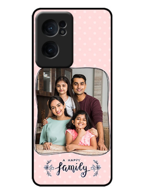 Custom OnePlus Nord CE 2 5G Custom Metal Phone Case - Family With Dots Design