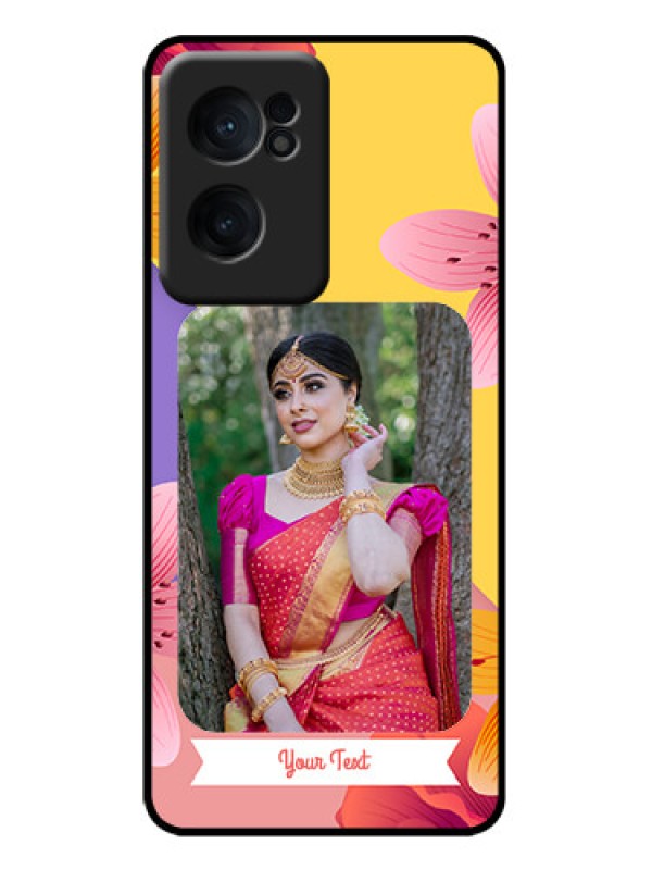 Custom OnePlus Nord CE 2 5G Custom Metal Phone Case - 3 Image With Vintage Floral Design