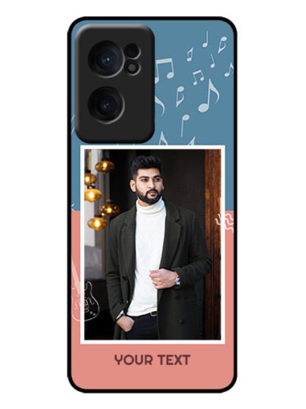 Custom OnePlus Nord CE 2 5G Custom Metal Phone Case - With Color Musical Note Design