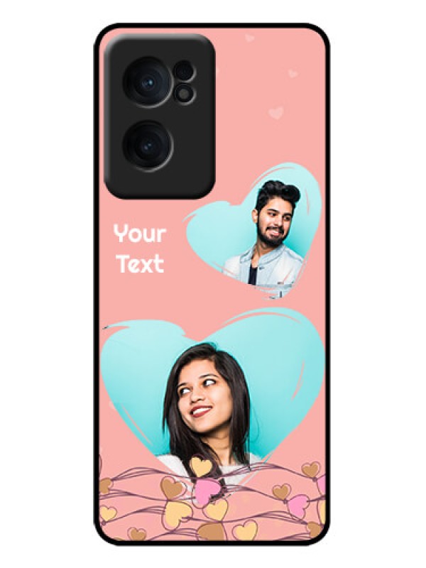 Custom OnePlus Nord CE 2 5G Custom Metal Phone Case - Love Doodle Design