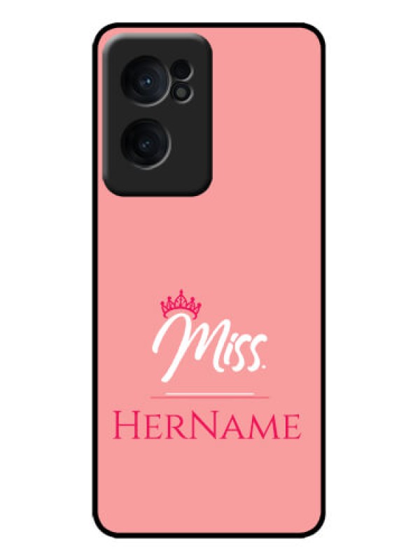 Custom OnePlus Nord CE 2 5G Custom Metal Phone Case - Mrs With Name Design