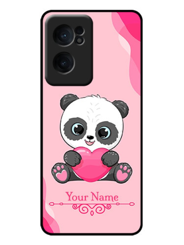 Custom OnePlus Nord CE 2 5G Custom Metal Phone Case - Cute Panda Design