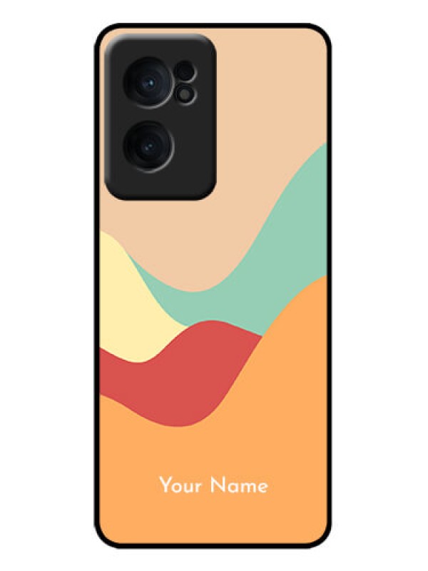 Custom OnePlus Nord CE 2 5G Custom Metal Phone Case - Ocean Waves Multi - Colour Design