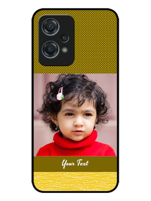 Custom OnePlus Nord CE 2 Lite 5G Custom Metal Phone CaseSimple Green Color Design