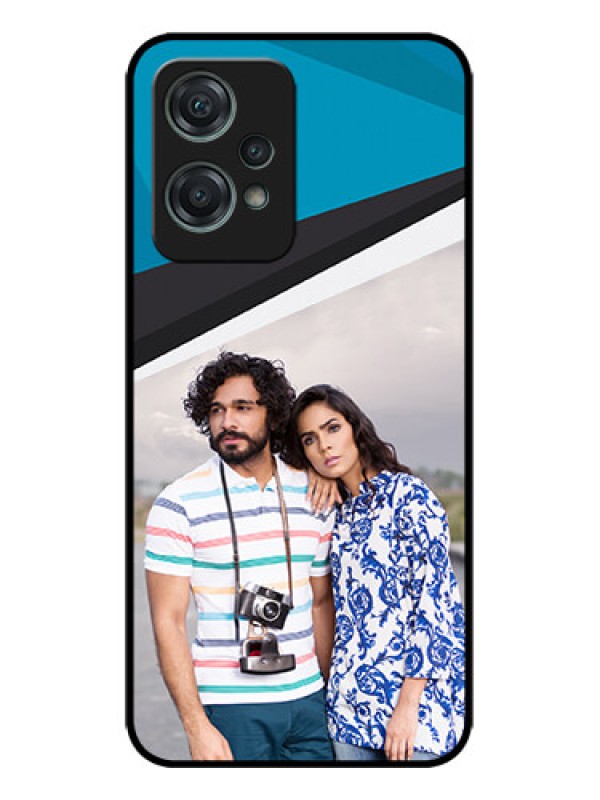 Custom OnePlus Nord CE 2 Lite 5G Custom Metal Phone CaseSimple Pattern Photo Upload Design
