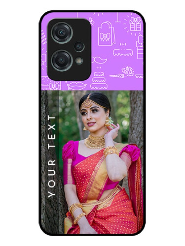 Custom OnePlus Nord CE 2 Lite 5G Custom Metal Phone CaseBirthday Icons Design