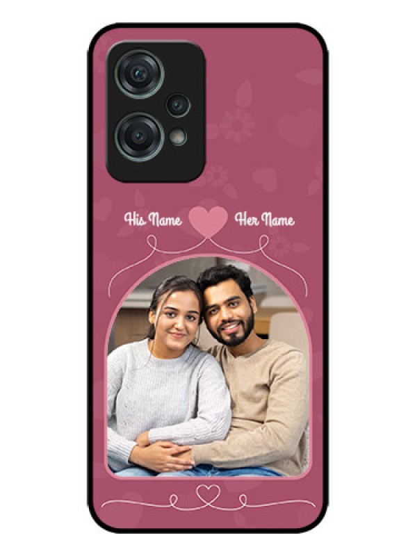 Custom OnePlus Nord CE 2 Lite 5G Custom Metal Phone CaseLove Floral Design