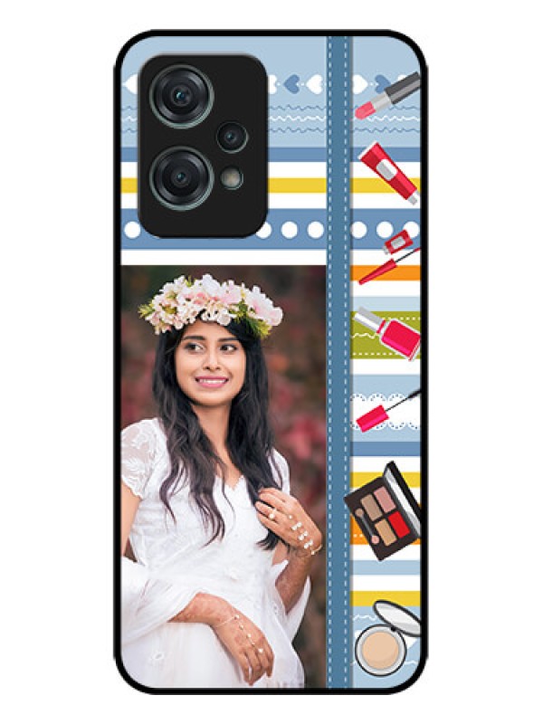 Custom OnePlus Nord CE 2 Lite 5G Custom Metal Phone CaseMakeup Icons Design