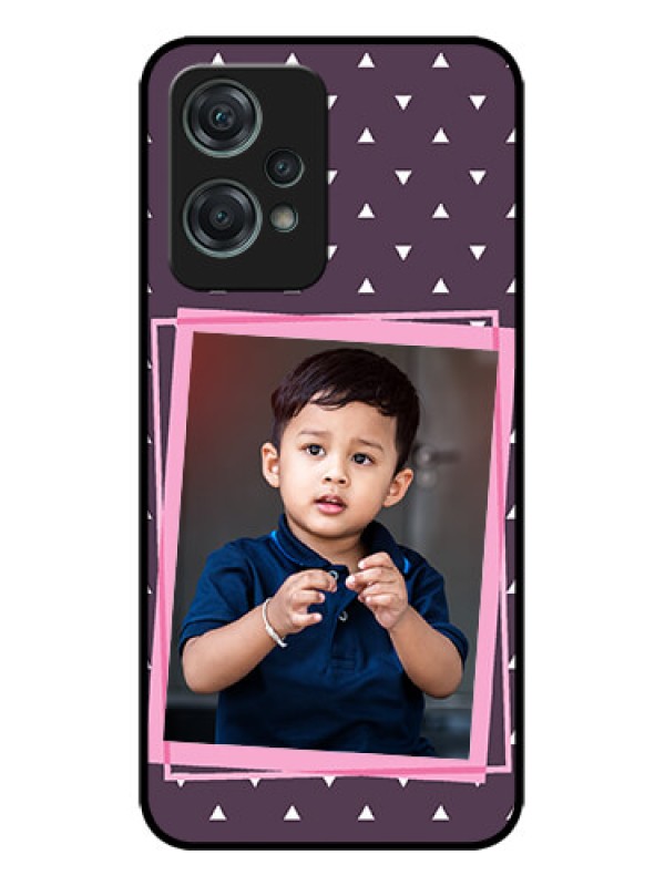 Custom OnePlus Nord CE 2 Lite 5G Custom Metal Phone CaseTriangle Pattern Dotted Design