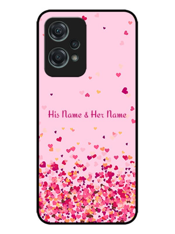 Custom OnePlus Nord CE 2 Lite 5G Custom Metal Phone CaseFloating Hearts Design