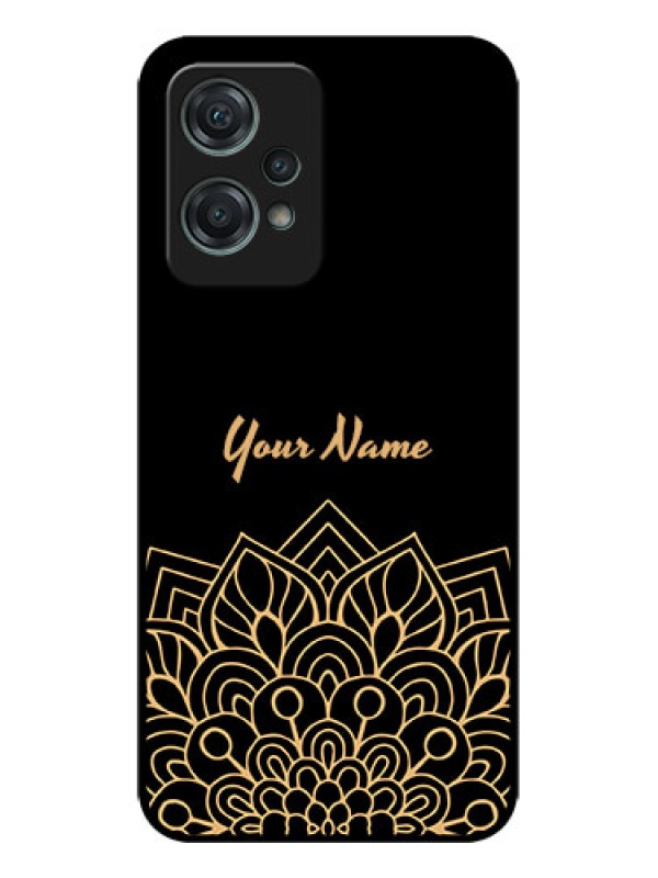 Custom OnePlus Nord CE 2 Lite 5G Custom Metal Phone CaseGolden Mandala Design