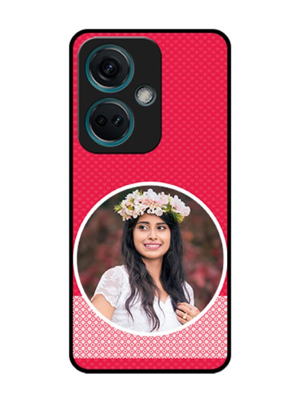 Custom Nord CE 3 5G Custom Metal Phone Case - Pink Color Pattern Design