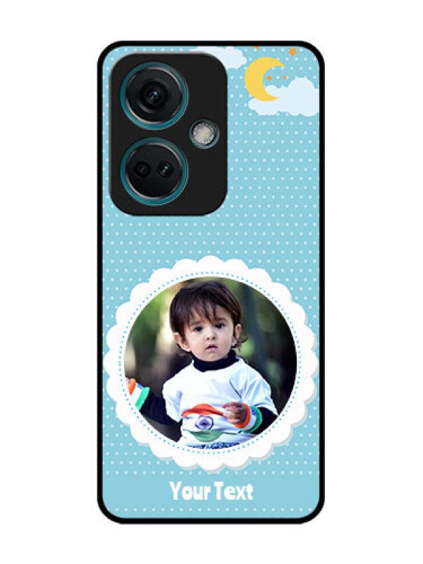 Custom Nord CE 3 5G Custom Metal Phone Case - Violet Pattern Design