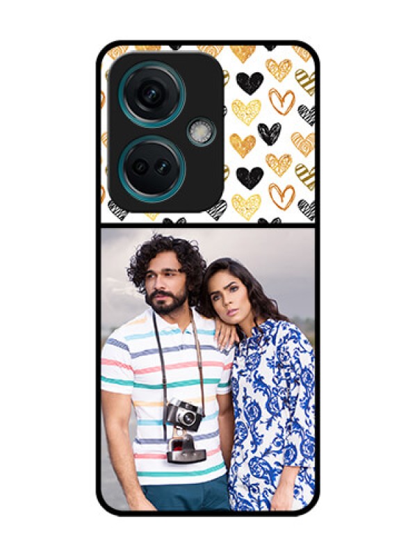 Custom Nord CE 3 5G Custom Metal Phone Case - Love Symbol Design