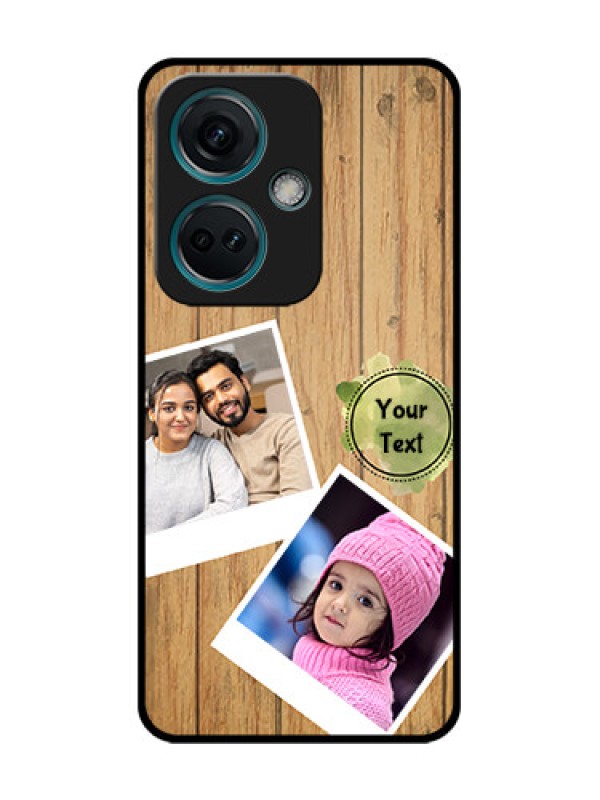 Custom Nord CE 3 5G Custom Metal Phone Case - Wooden Texture Design