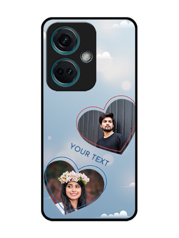 Custom Nord CE 3 5G Custom Metal Phone Case - Blue Color Couple Design