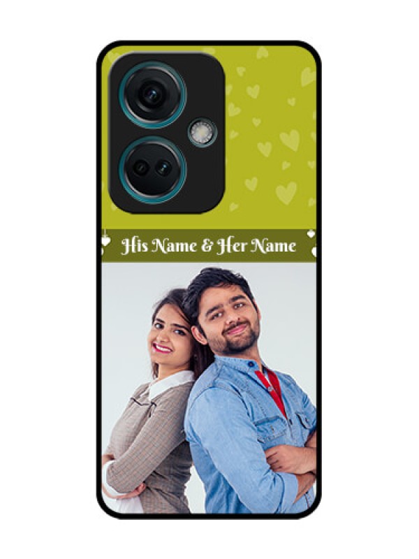 Custom Nord CE 3 5G Custom Metal Phone Case - You and Me Heart Design