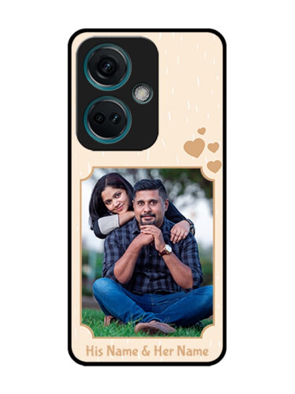 Custom Nord CE 3 5G Custom Metal Phone Case - With Confetti Love Design