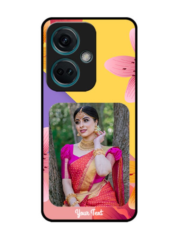 Custom Nord CE 3 5G Custom Metal Phone Case - 3 Image With Vintage Floral Design