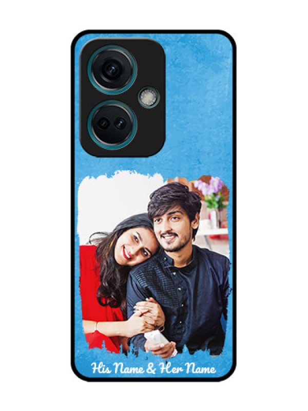 Custom Nord CE 3 5G Custom Metal Phone Case - Blue Color Vintage Design