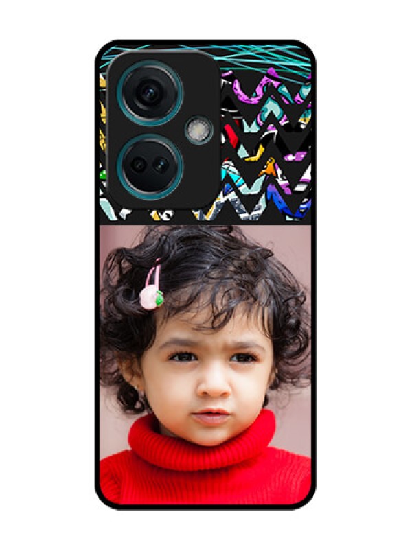 Custom Nord CE 3 5G Custom Metal Phone Case - Neon Abstract Design