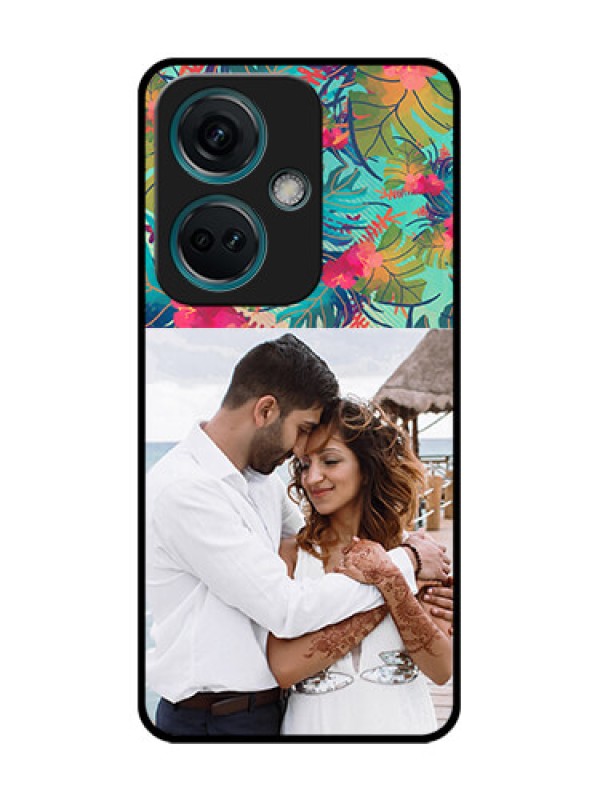 Custom Nord CE 3 5G Custom Metal Phone Case - Watercolor Floral Design