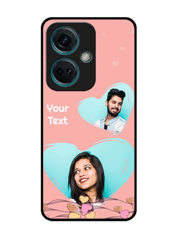 Custom Nord CE 3 5G Custom Metal Phone Case - Love Doodle Design