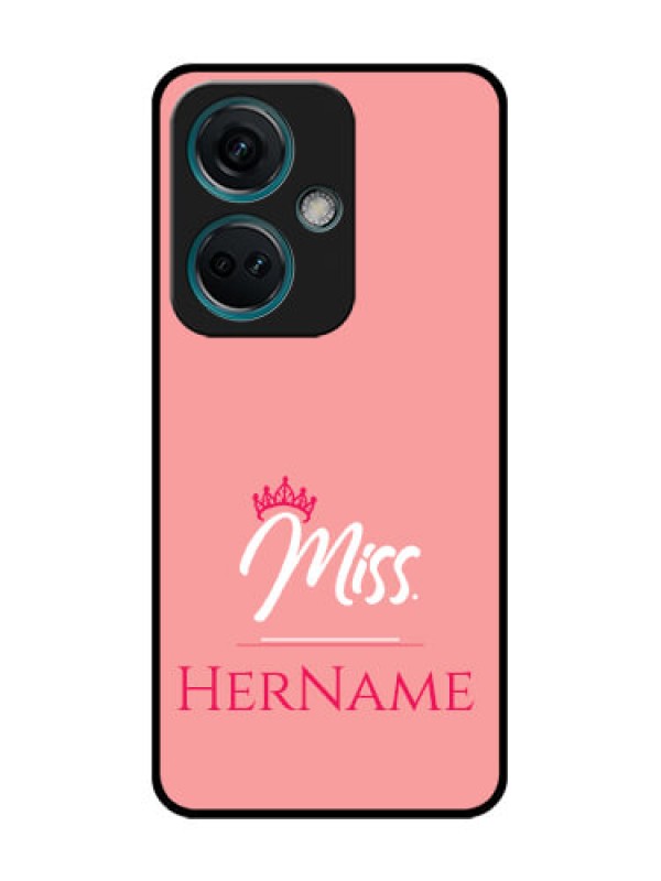 Custom Nord CE 3 5G Custom Metal Phone Case - Mrs With Name Design
