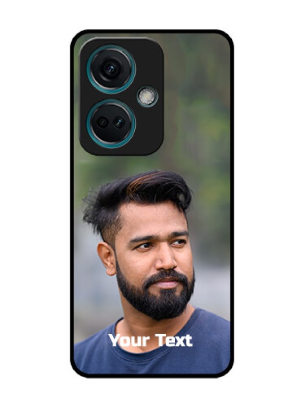 Custom Nord CE 3 5G Custom Metal Phone Case - Photo With Text Design