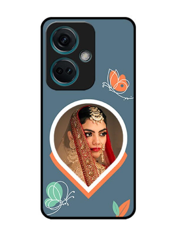 Custom Nord CE 3 5G Custom Metal Phone Case - Droplet Butterflies Design