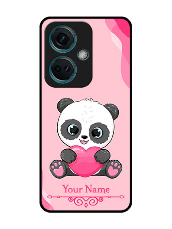 Custom Nord CE 3 5G Custom Metal Phone Case - Cute Panda Design